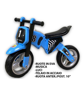 Prima Bici Senza Pedali Blu GVC-5715