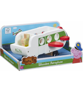 Peppa pig aereoplano in legno